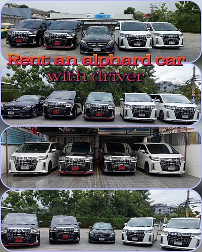 Alphard van rental with driver