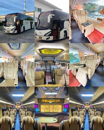 BANGKOK VAN SERVICE TRAVEL CO.,LTD บริษัท บางกอก แวน เซอร์วิส ทราเวล จำกัด  Bangkok Van Service 24 Hours Van Service, Convenient, Safe, New Car, 100% CleanThere are VIP vans with 8 seats, 10 seats, 13 seats, minibuses with 24 seats, 30 seats, 40 seats, and 50 seats.  Customers will not miss the trip.